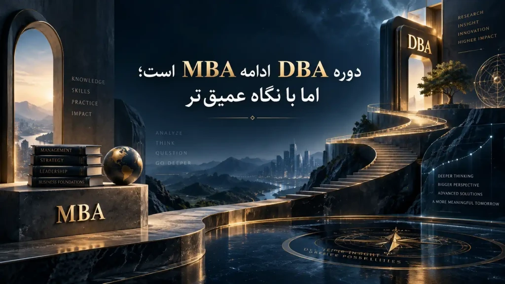 تفاوت DBA با MBA مؤسسه کادوس