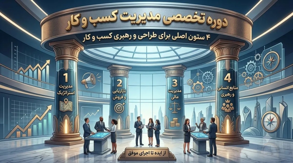 دوره چهار ستون مدیریت کسب و کار در رشت