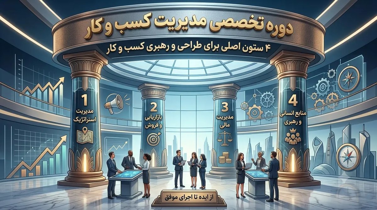دوره چهار ستون مدیریت کسب و کار در رشت